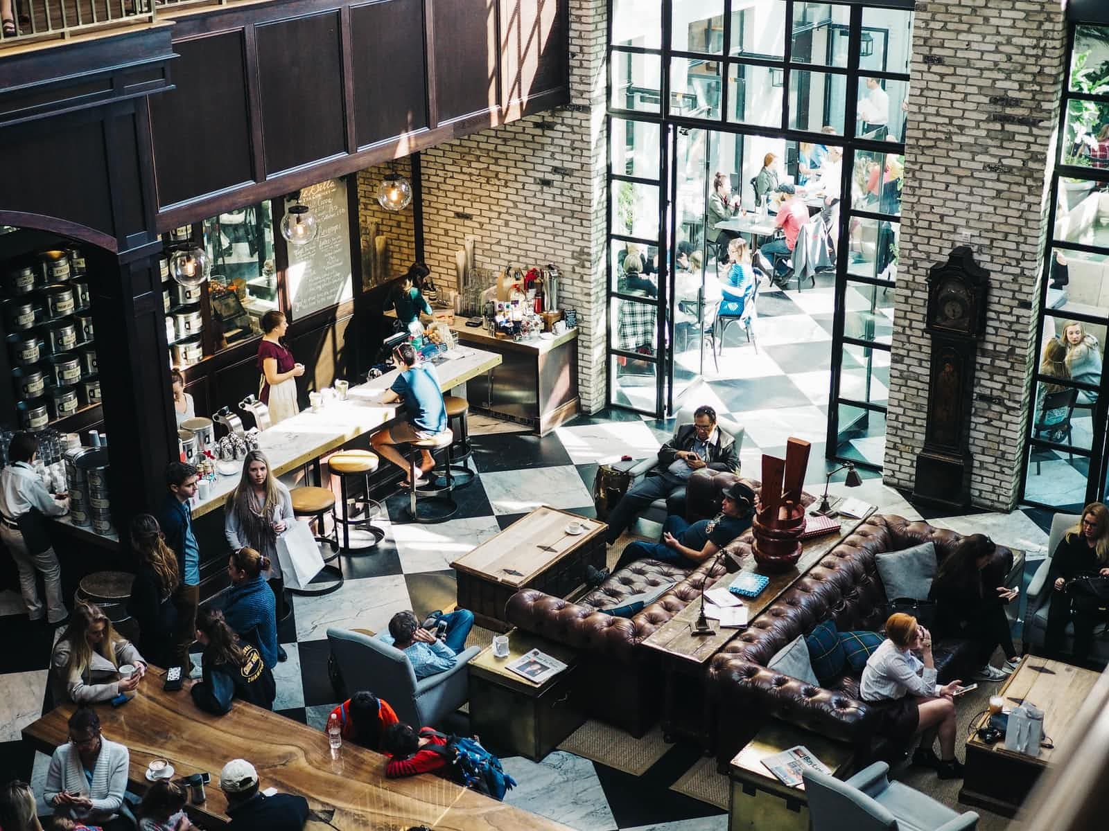 The dream of working in a coffee shop